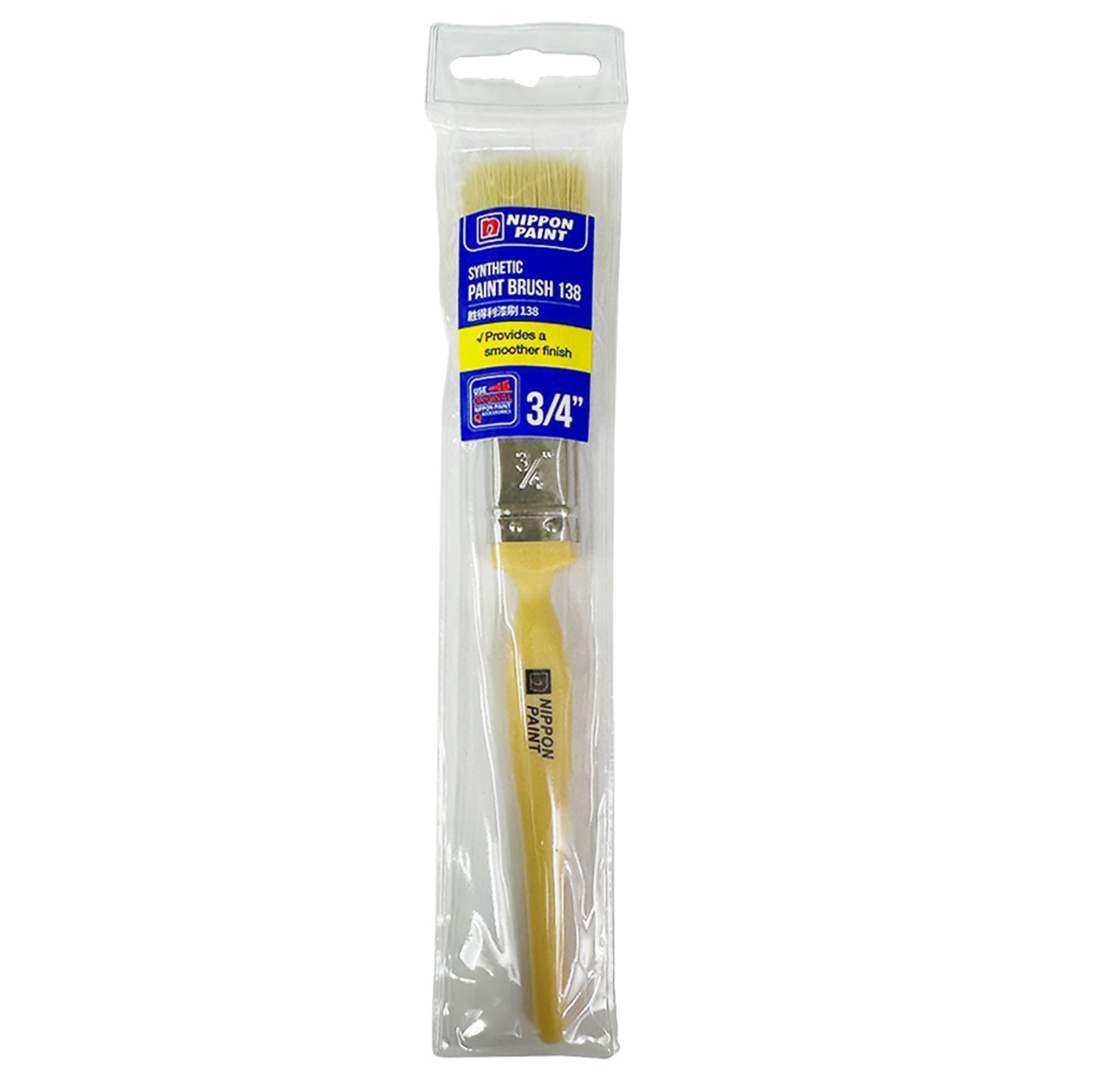 Nippon Paint 3/4" Synthetic Paint Brush 138